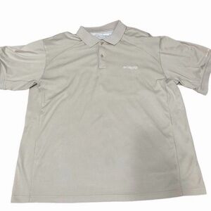 Columbia Sportswear Men's Light Tan Polo Shirt